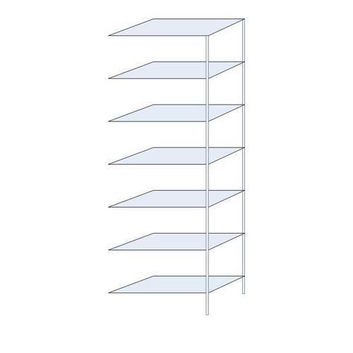 Bezskrutkové kovové regály Ogmios