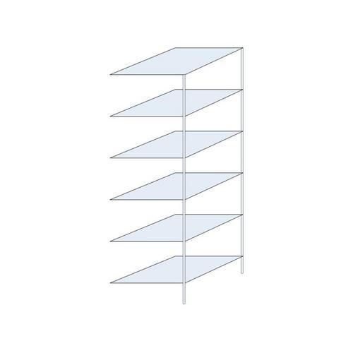 Bezskrutkové kovové regály Ogmios