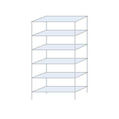 Bezskrutkové kovové regály Ogmios