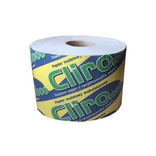 Toaletný papier CLIRO 2-vrstvový, recyklovaný, 24 ks