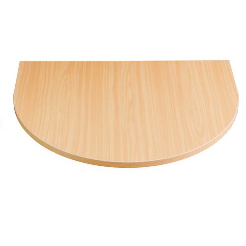 Dosky rokovacieho stola Combi, 80 x 60 cm, 1/2 kruh