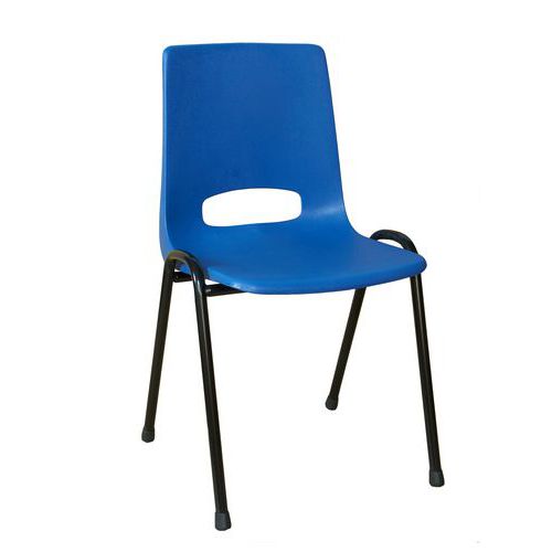 Plastové jedálenské stoličky Pavlina Black