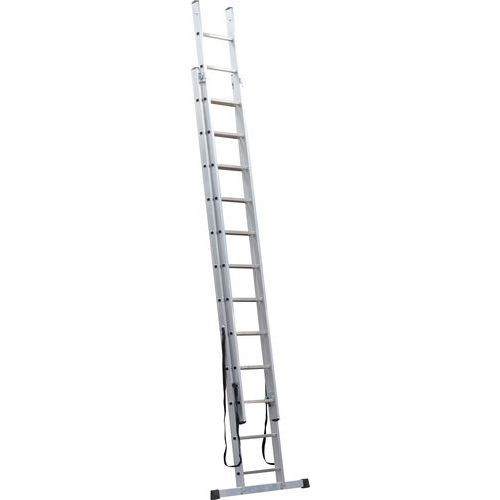 Hliníkový rebrík PROFI, 2 x 12 priečok
