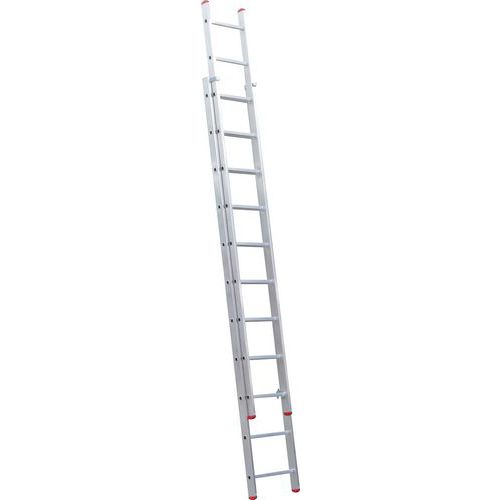 Výsuvný hliníkový rebrík HOBBY, 2 x 11 priečok