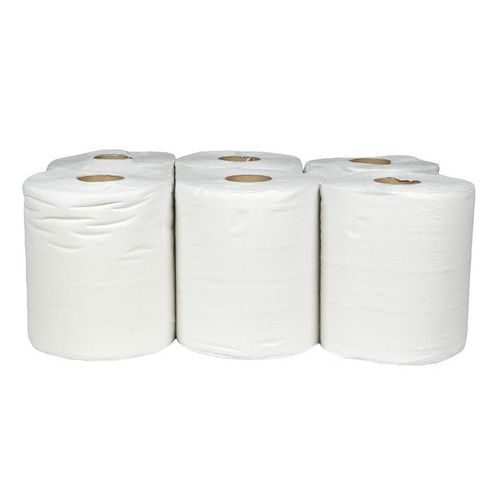 Papierové uteráky Maxi Cel 2-vrstvové, 120 m, biele, 6 ks