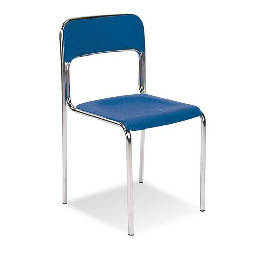 Plastové jedálenské stoličky Cortina Chrom