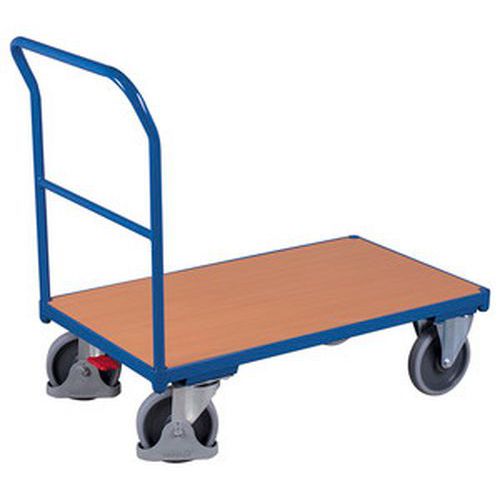 Plošinové vozíky s madlom, do 400 - 500 kg