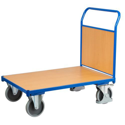 Plošinové vozíky s držadlom s plnou výplňou, do 500 kg