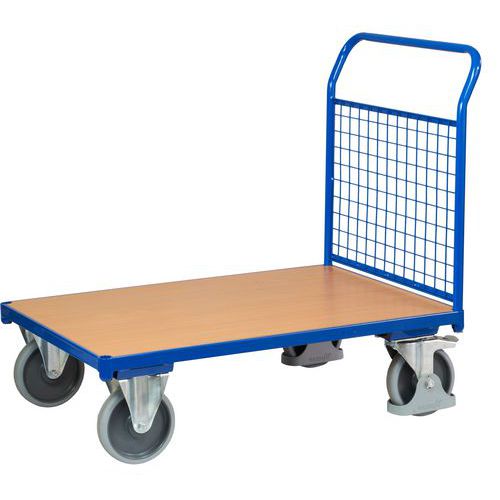 Plošinové vozíky s držadlom s mrežovanou výplňou, do 500 kg