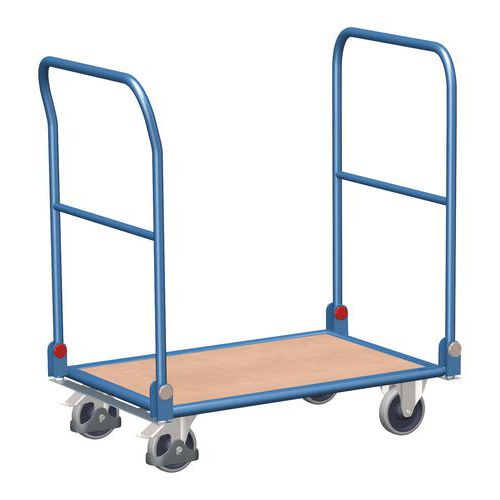 Plošinový vozík s dvoma sklopnými držadlami, do 150 kg