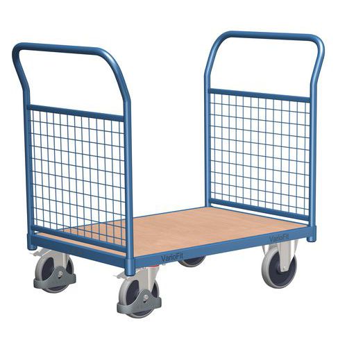 Plošinový vozík s dvoma držadlami s mrežovanou výplňou, do 400 kg