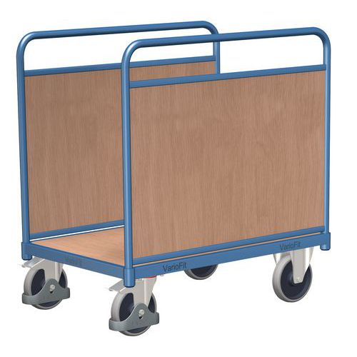 Plošinový vozík s dvoma stenami, do 400 kg