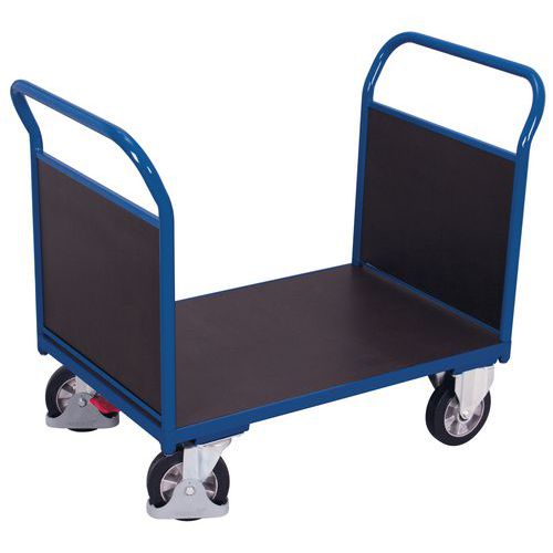 Plošinové vozíky s dvoma držadlami s plnou výplňou, do 1 000 kg