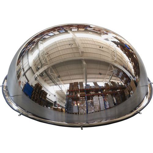 Priemyselné parabolické zrkadlá Manutan Expert, pologuľa