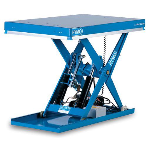 Hydraulický zdvíhací stôl, do 500 kg, doska 120 x 80 cm