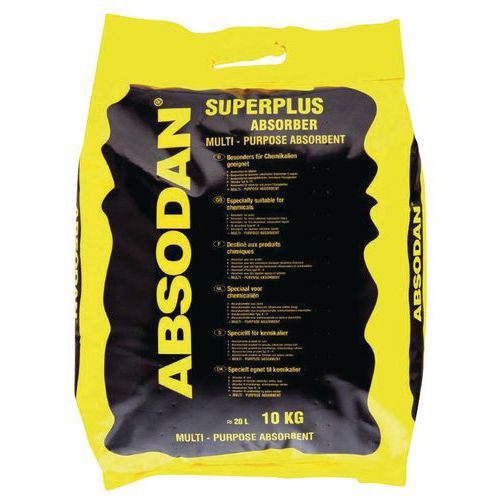 Sypký sorbent Absodan Super Plus, sorpčná kapacita 10,5 l, balenie 10 kg