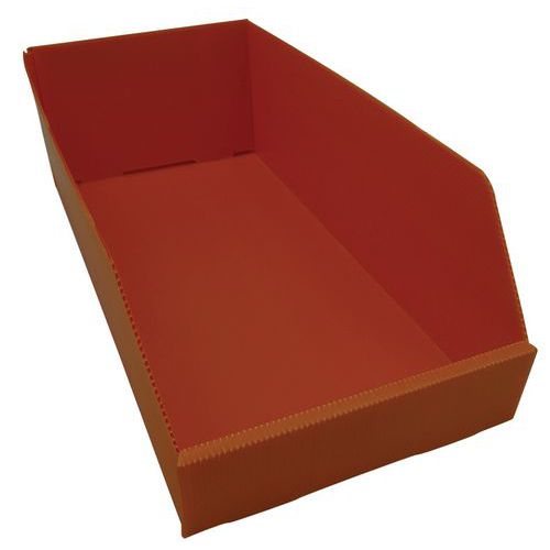 Kartónové skladacie boxy 15,5 x 24 x 48 cm, farebné
