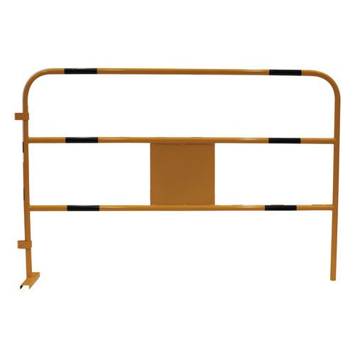 Kovové mobilné zábrany Manutan Expert, dĺžka 150 cm Kovové mobilné zábrany Manutan Expert, dĺžka 150 cm