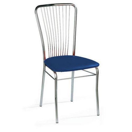 Kožené jedálenské stoličky Neron Chrom
