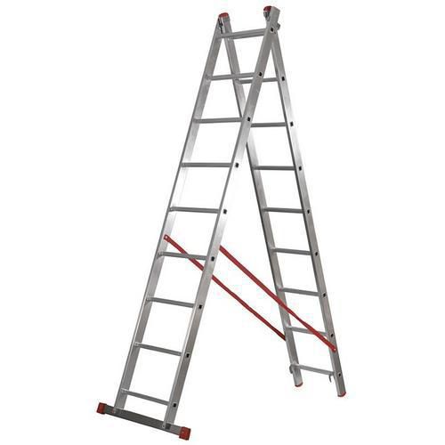 Hliníkový rebrík HOBBY, 2 x 11 priečok