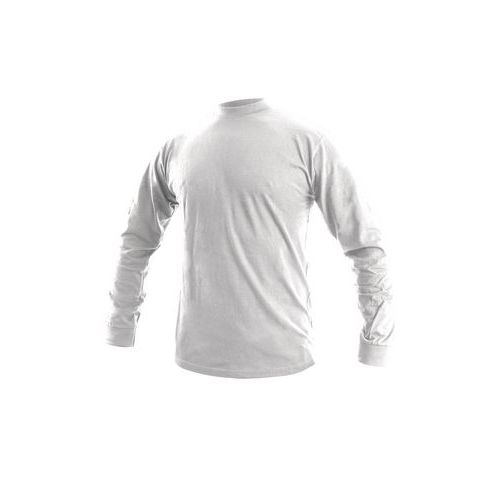 Pánske tričko s dlhým rukávom CXS, biele