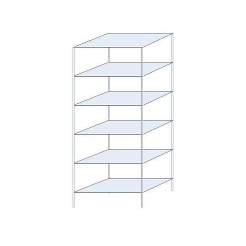 Bezskrutkové kovové regály Ogmios