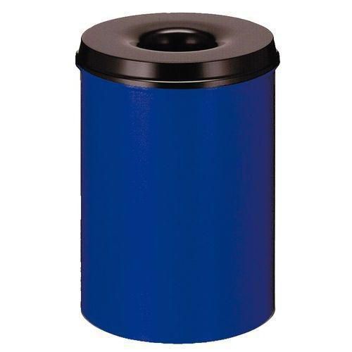 Kovové samozhášacie odpadkové koše Hole, objem 110 l