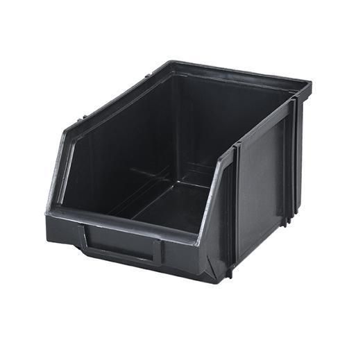 Plastový box Modul box 2.1. 12,5 x 15 x 23 cm, čierny