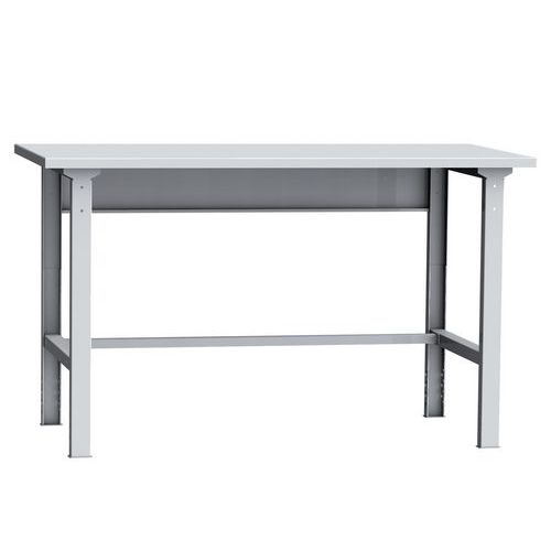 Montážny dielenský stôl, 87,5 - 115,5 x 150 x 75 cm