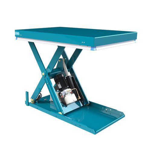 Hydraulický zdvíhací stôl Origin, do 1 000 kg, doska 120 x 80 cm
