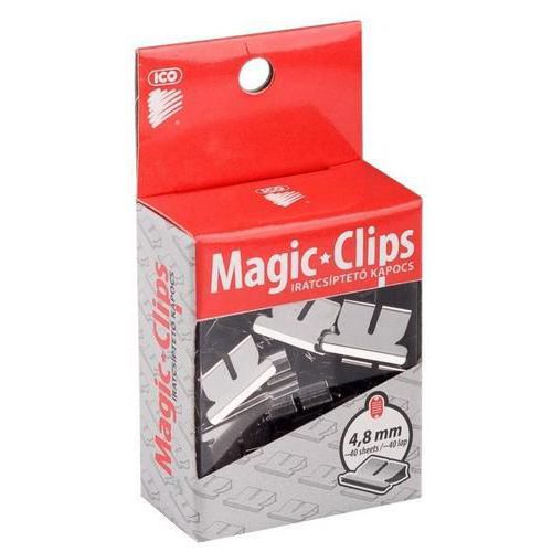 Kancelárske sponky Magic clips, 50 ks
