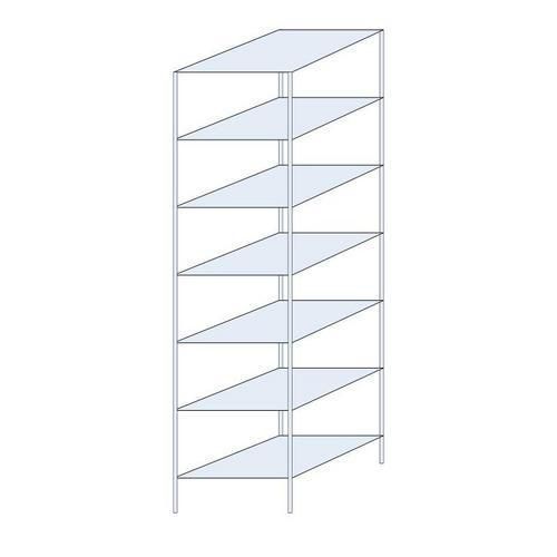 Bezskrutkové kovové regály Ogmios