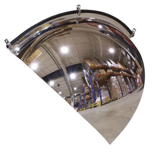 Kontrolné parabolické zrkadlá, rohový výsek