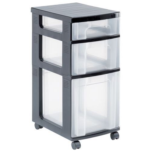 Mobilné stojany s úložnými boxmi