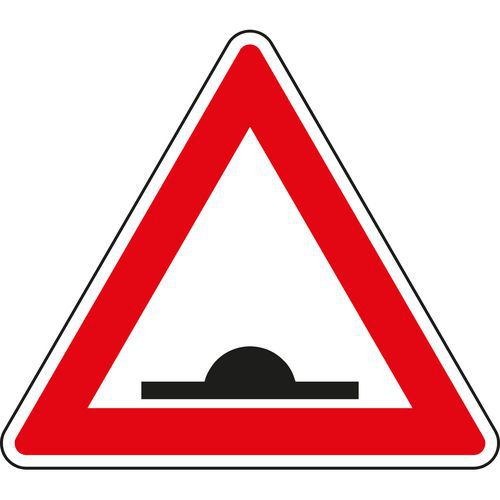 Dopravná značka Pozor, spomaľovací prah (A7b)