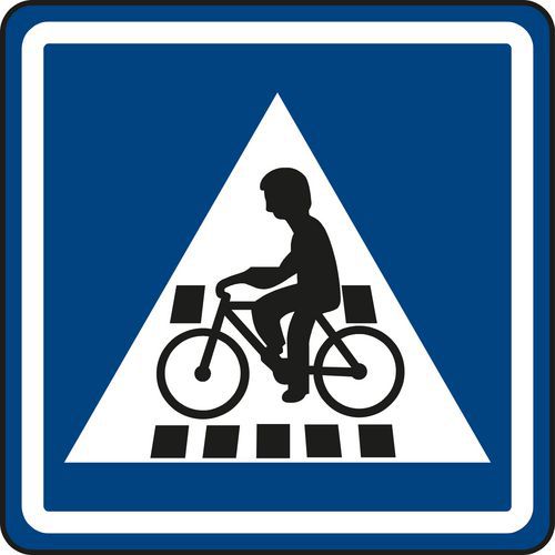 Dopravná značka Prejazd pre cyklistov (IP7)