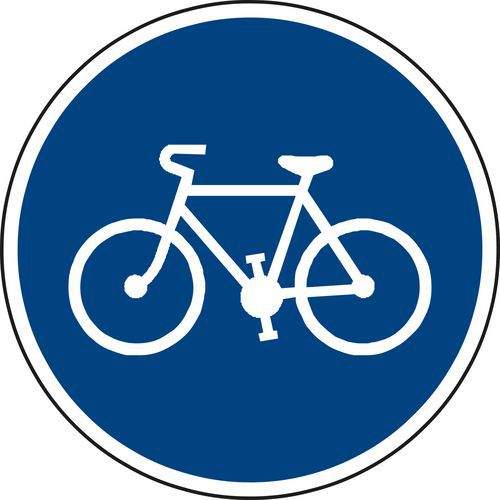 Dopravná značka Chodník pre cyklistov (C8a)