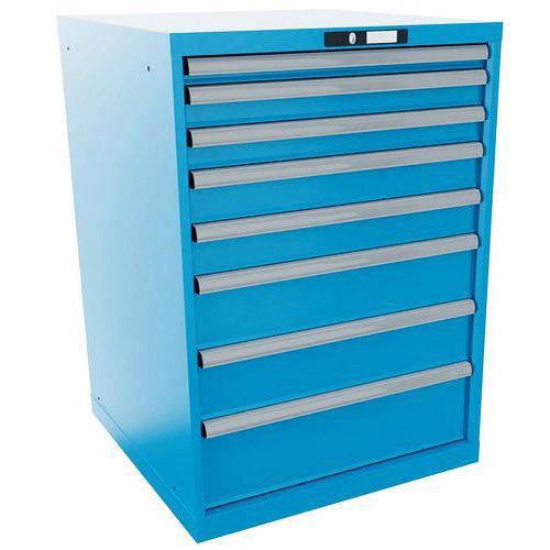 Dielenské zásuvkové skrine LISTA, nosnosť 75 až 200 kg, 717x725 mm