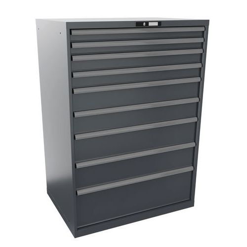 Dielenské zásuvkové skrine Lista, 1023x725x1450 mm, 10 zásuviek