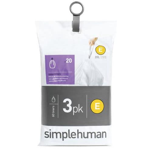 Vrecia do koša Pocket Liner 20 l (E) – Simplehuman