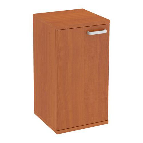 Nízke úzke skrine Abonent, 77,4 x 40 x 40 cm, s dvierkami – ľavé vyhotovenie Nízke úzke skrine Abonent, 77,4 x 40 x 40 cm, s dvierkami – ľavé vyhotovenie