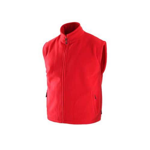 Pánska fleecová vesta UTAH, červená