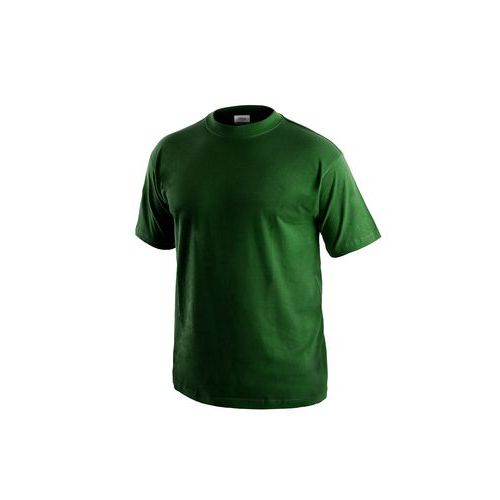 Tričko s krátkym rukávom DANIEL, fľaškovo zelené