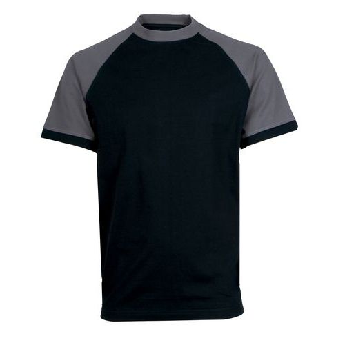 Tričko s krátkym rukávom OLIVER, čierno-šedé
