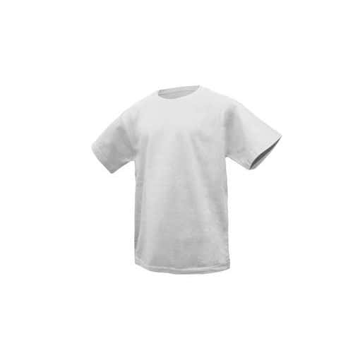 Detské tričko s krátkym rukávom DENNY, biele