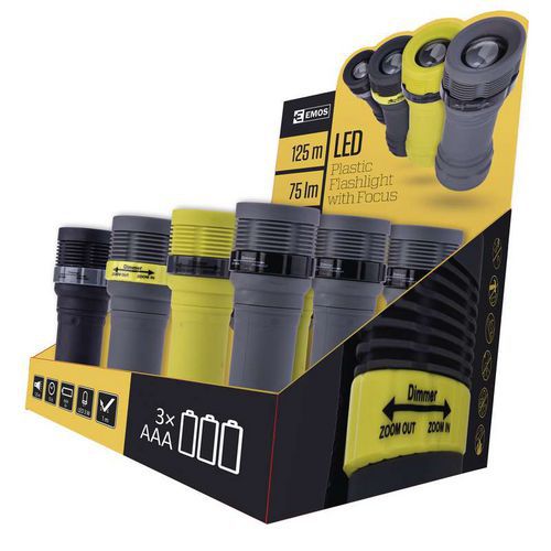 Súprava LED svietidiel Emos Fokus, dosah 125 m, 12ks