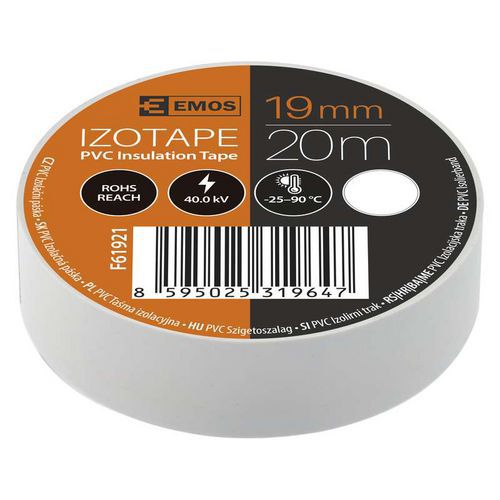 Elektroizolačné PVC pásky Emos, šírka 19 mm, 10 ks