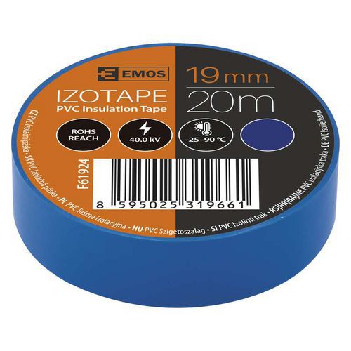 Elektroizolačné PVC pásky Emos, šírka 19 mm, 10 ks
