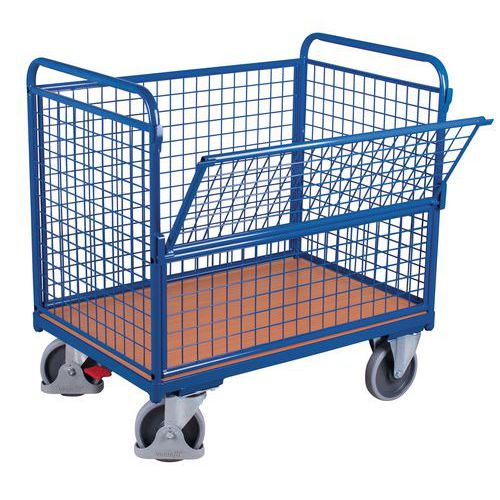 Vozíky so 4 mrežovými stenami, do 500 kg