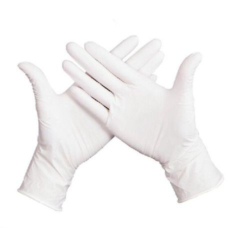 Jednorazové latexové rukavice Manutan Expert, biele